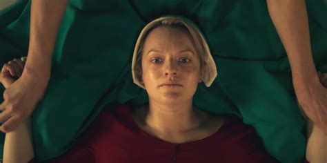 Elisabeth Moss Sexy Scene in The HandmaidS Tale